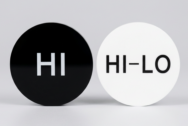 Hi - Hi Lo 3" Omaha Button