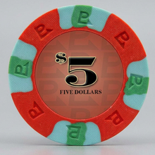 $5 Red Nexgen Remix Pro Clay Poker Chips