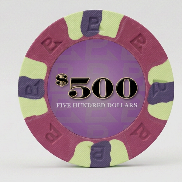 $500 Purple Nexgen Remix Pro Clay Poker Chips