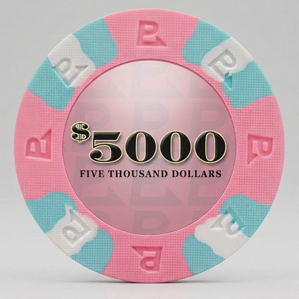 $5000 Pink Nexgen Remix Pro Clay Poker Chips