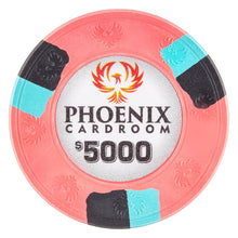 $5000 Phoenix Card Room Pure Clay Poker Chips