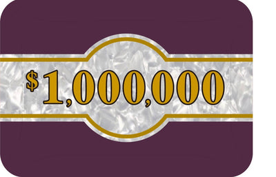 High Stakes $1,000,000 Poker Plaque