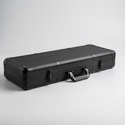 600 Empty Black Heavy Duty Aluminum Poker Case