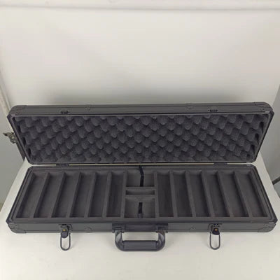 600 Monte Carlo Smooth 14 Gram Poker Chips with Heavy Duty Aluminum Case