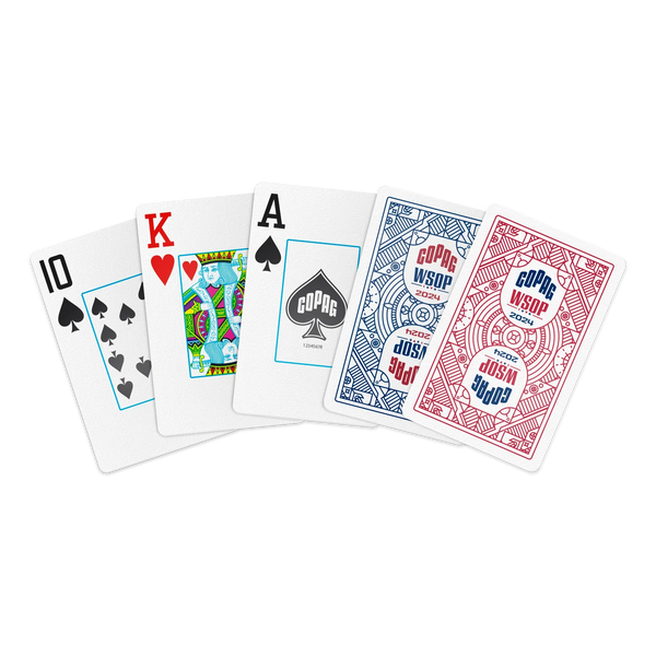 12 Decks Copag WSOP 2024 100% Plastic Playing Cards Bridge Size Jumbo Index