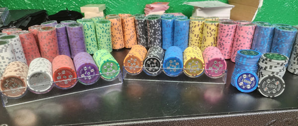 100 Ace Casino Smooth 14 Gram Poker Chips