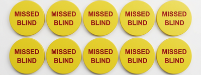 Missed Blind Buttons - 10 Pack