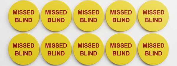 Missed Blind Buttons - 10 Pack