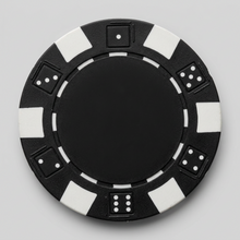 Black Striped Dice 11.5 Gram - 100 Poker Chips