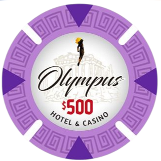 $500 Olympus Pure Clay Poker Chips