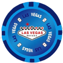 Blue Las Vegas Smooth 14 Gram Poker Chips