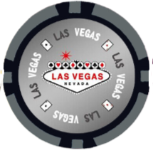 Grey Las Vegas Smooth 14 Gram Poker Chips