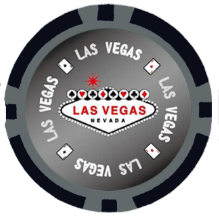 Black Las Vegas Smooth 14 Gram Poker Chips