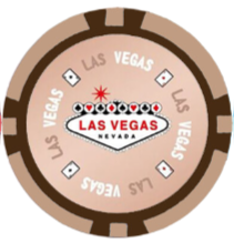 Brown Las Vegas Smooth 14 Gram Poker Chips