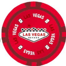 Red Las Vegas Smooth 14 Gram Poker Chips