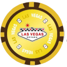Yellow Las Vegas Smooth 14 Gram Poker Chips