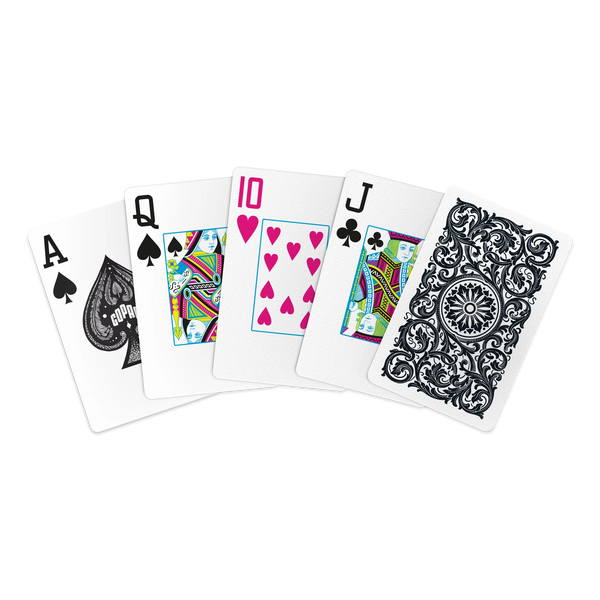 6 Decks Copag Elite 100% Plastic Playing Cards Bridge Size Jumbo Index