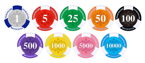 500 Tournament Pro Remix Poker Chips Bulk