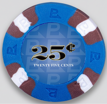 25 Cents Blue Nexgen Remix Pro Clay Poker Chips