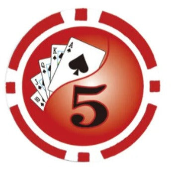 $5 Yin Yang Smooth 14 Gram Poker Chips