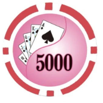 $5000 Yin Yang Smooth 14 Gram Poker Chips