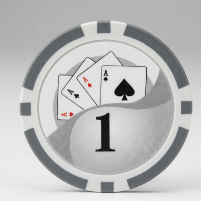 $1 Yin Yang Smooth 14 Gram Poker Chips Roll of 25
