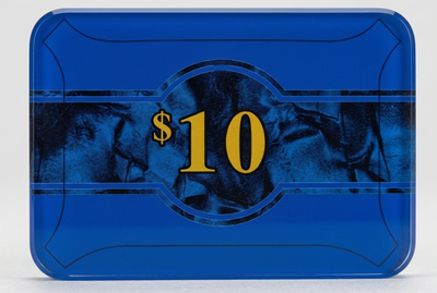 High Stakes $10 Poker Plaque