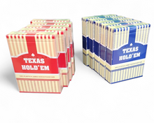 Red Blue Classic Texas 100% Plastic Playing Cards Poker Size Jumbo Index -10 Decks - The Poker Store .Com