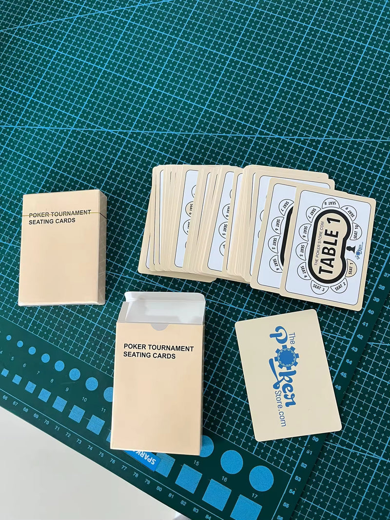 Poker Tournament Seating Cards