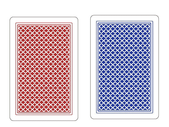 2 Set Special Classic Bridge Size Jumbo Index 100% Plastic Playing Cards Random Duplicate