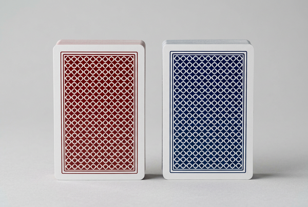 1 Dozen 12 Sets Red Blue Classic 100% Plastic Playing Cards Bridge Size Jumbo Index