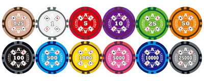 300 Ace Casino Smooth 14 Gram Poker Chips