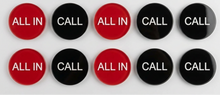 10 Pack All In / Call 3" Button Double Sided