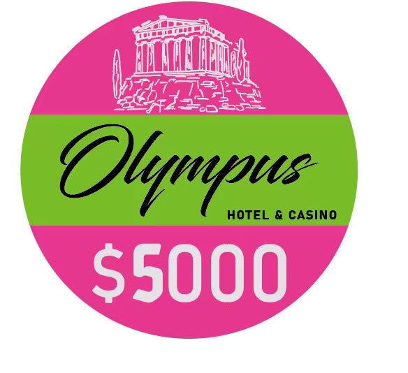 $5,000 Olympus Jeton 50mm Oversized Poker Chip