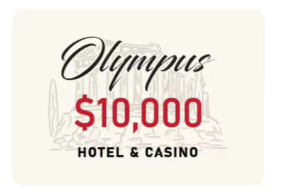 $10,000 Olympus Poker Plaque
