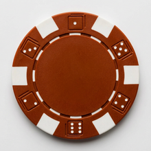 Brown Striped Dice 11.5 Gram - 100 Poker Chips