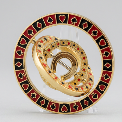 Triple Spinner Horseshoe Poker Card Guard