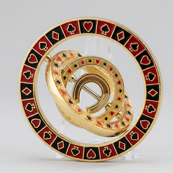 Triple Spinner Horseshoe Poker Card Guard