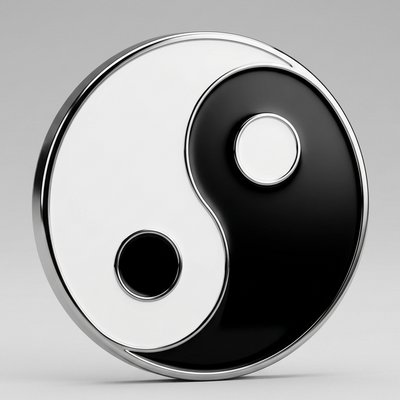 Yin Yang Poker Card Guard