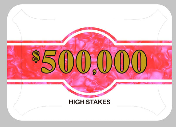 High Stakes $500,000 Poker Plaque