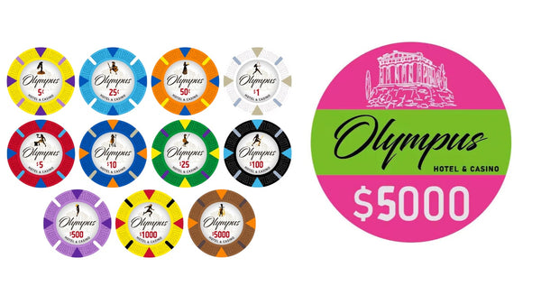 Sample Pack Olympus Pure Clay Poker Chips