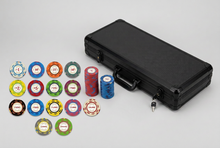 500 Casino Royale Smooth 14 Gram Poker Chips with Heavy Duty Aluminum Case