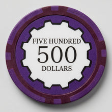 $500 Eclipse Smooth 14 Gram Poker Chips Roll of 25