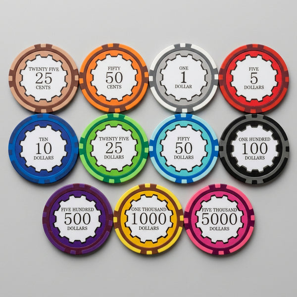 100 Eclipse Smooth 14 Gram Poker Chips