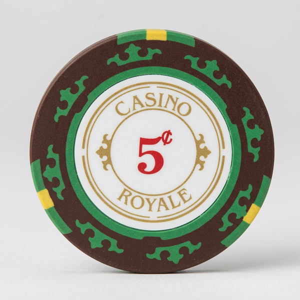5 Cents Casino Royale Smooth 14 Gram Poker Chips