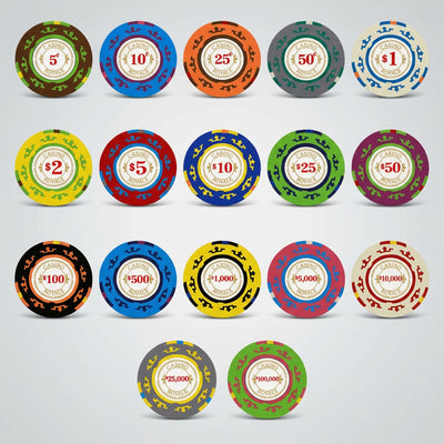 500 Casino Royale Smooth 14 Gram Poker Chips