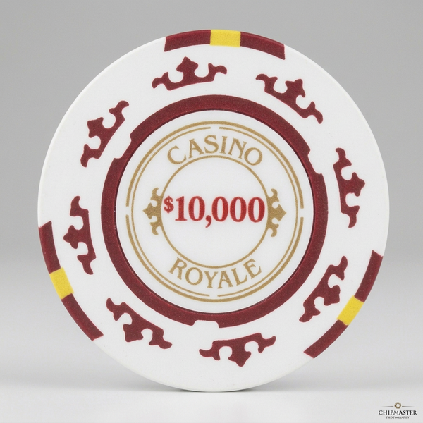 $10,000 Casino Royale Smooth 14 Gram Poker Chips