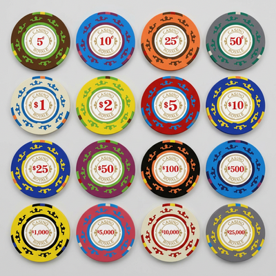 500 Casino Royale Smooth 14 Gram Poker Chips