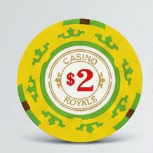 $2 Casino Royale Smooth 14 Gram Poker Chips