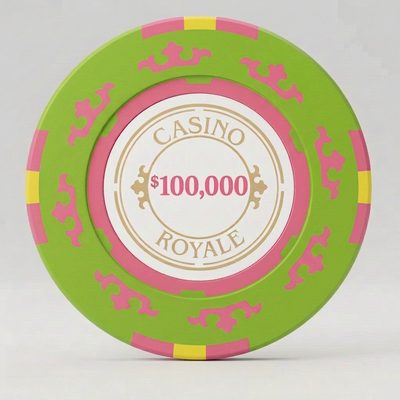 $100,000 Casino Royale Smooth 14 Gram Poker Chips